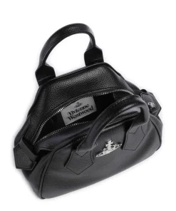 Yasmine Grain Small Handtasche Polyurethane schwarz