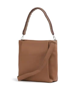 Yuna YU120 Beuteltasche Lederimitat braun