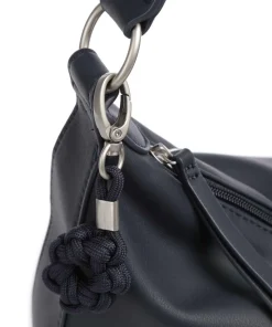 Yuna YU110 Beuteltasche Lederimitat dunkelblau