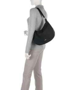 Yuna YU110 Beuteltasche Lederimitat schwarz