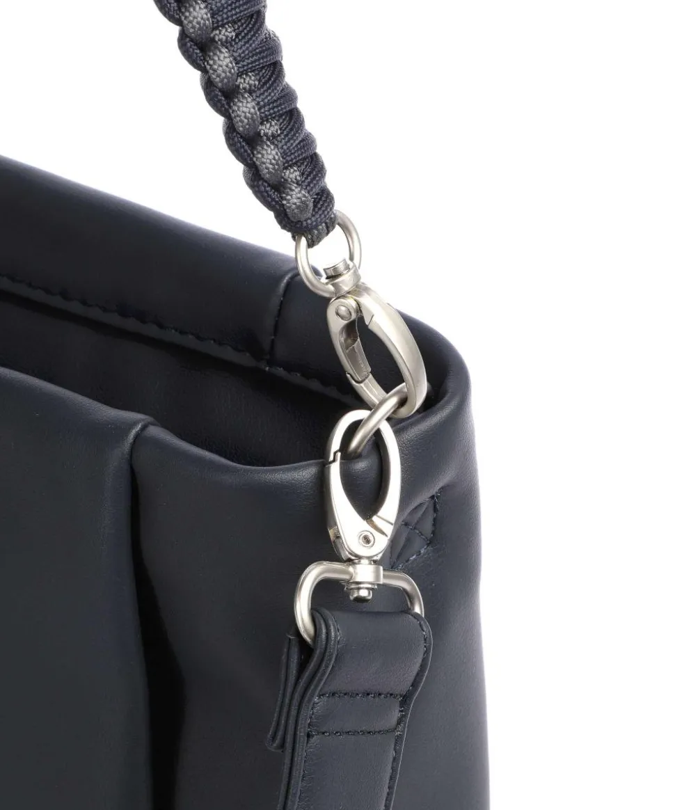 Yuna YU120 Beuteltasche Lederimitat dunkelblau