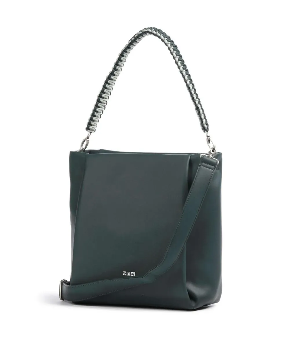 Yuna YU120 Beuteltasche Lederimitat dunkelgrün