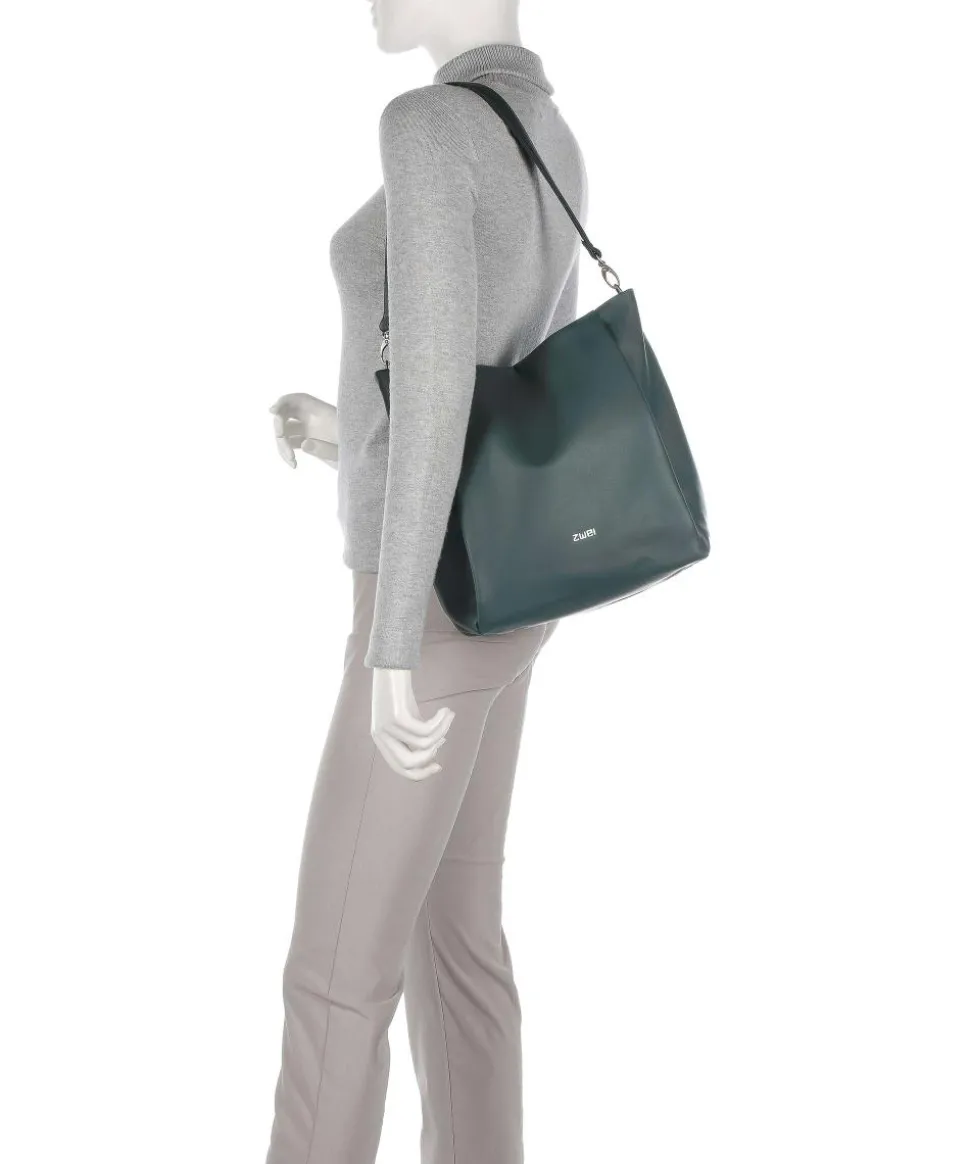 Yuna YU120 Beuteltasche Lederimitat dunkelgrün