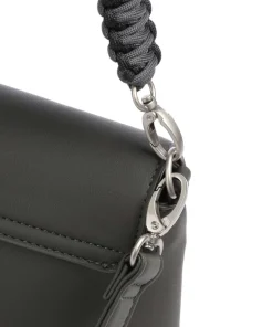 Yuna YU60 Schultertasche Lederimitat dunkelgrau