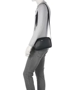 Zair Umhängetasche Lederfaserstoff schwarz