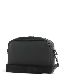 Zair Umhängetasche Lederimitat schwarz