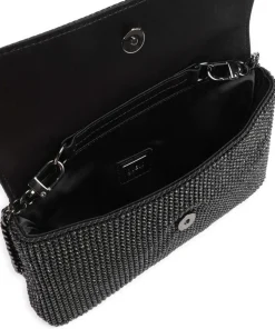 Zalina Schultertasche Aluminium, Polyester schwarz