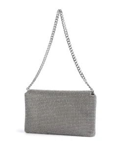 Zalina Schultertasche Aluminium, Polyester silber