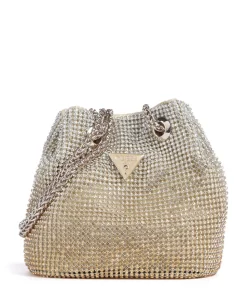 Zalina Schultertasche Aluminium gold