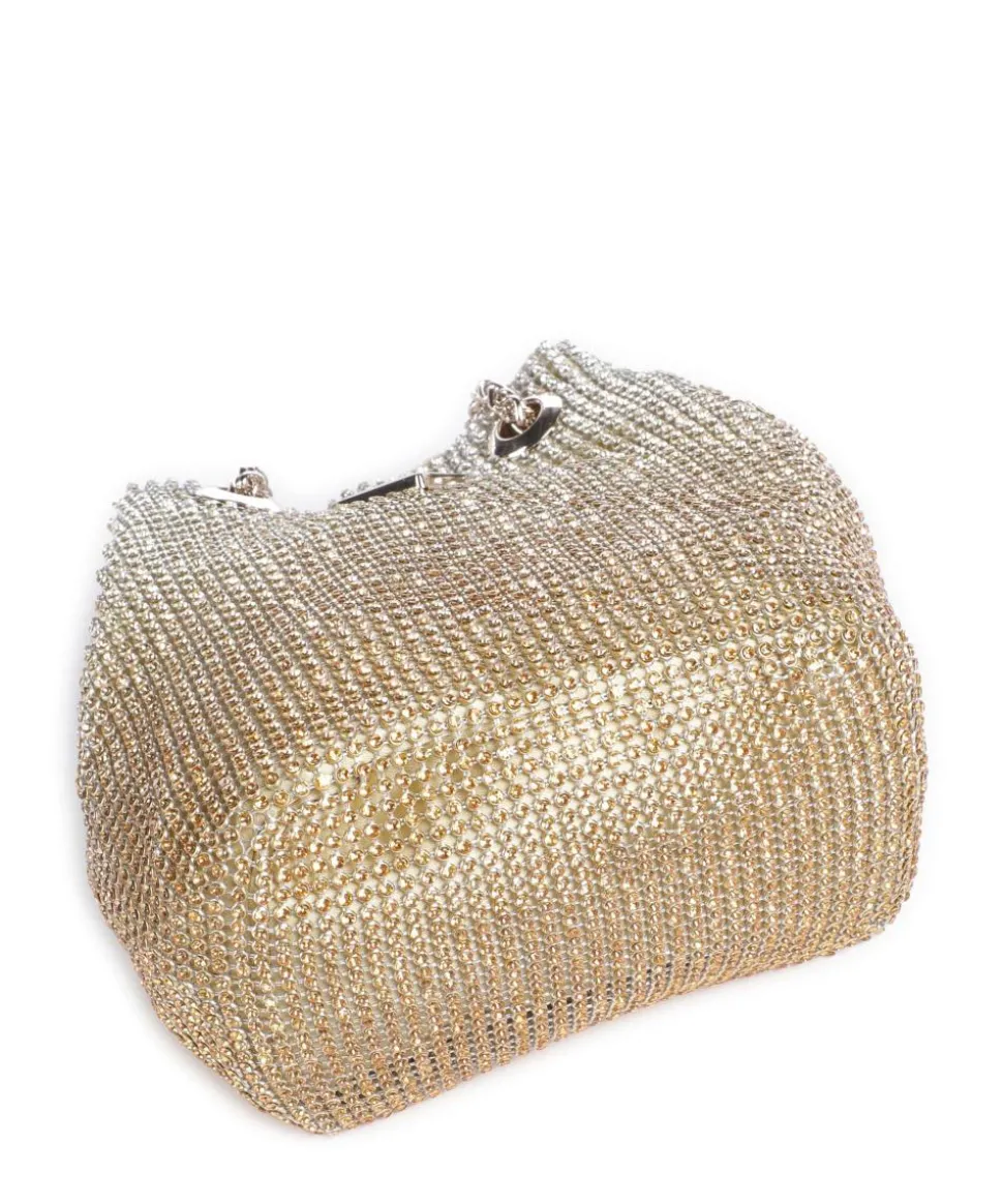 Zalina Schultertasche Aluminium gold