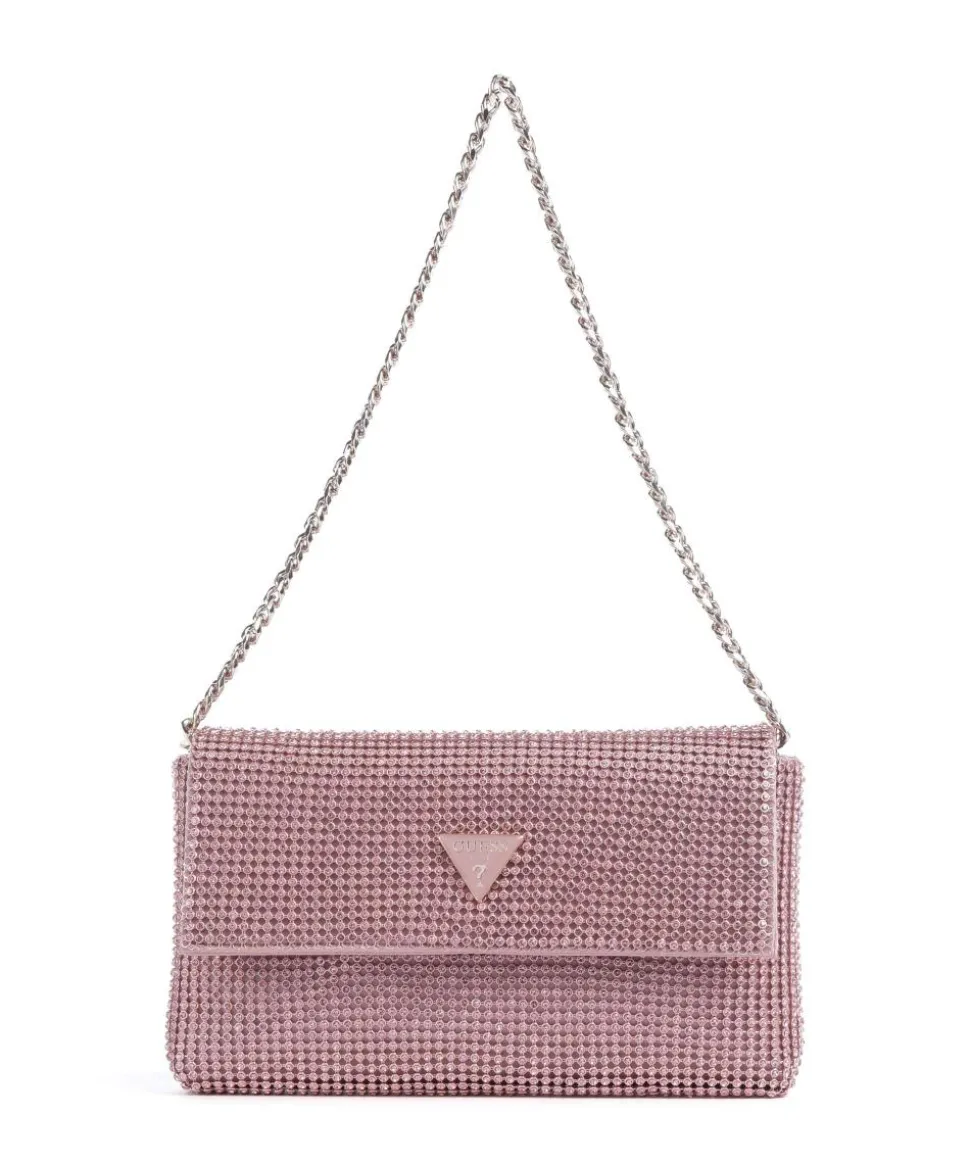 Zalina Schultertasche Aluminium rosa