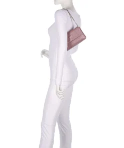 Zalina Schultertasche Aluminium rosa