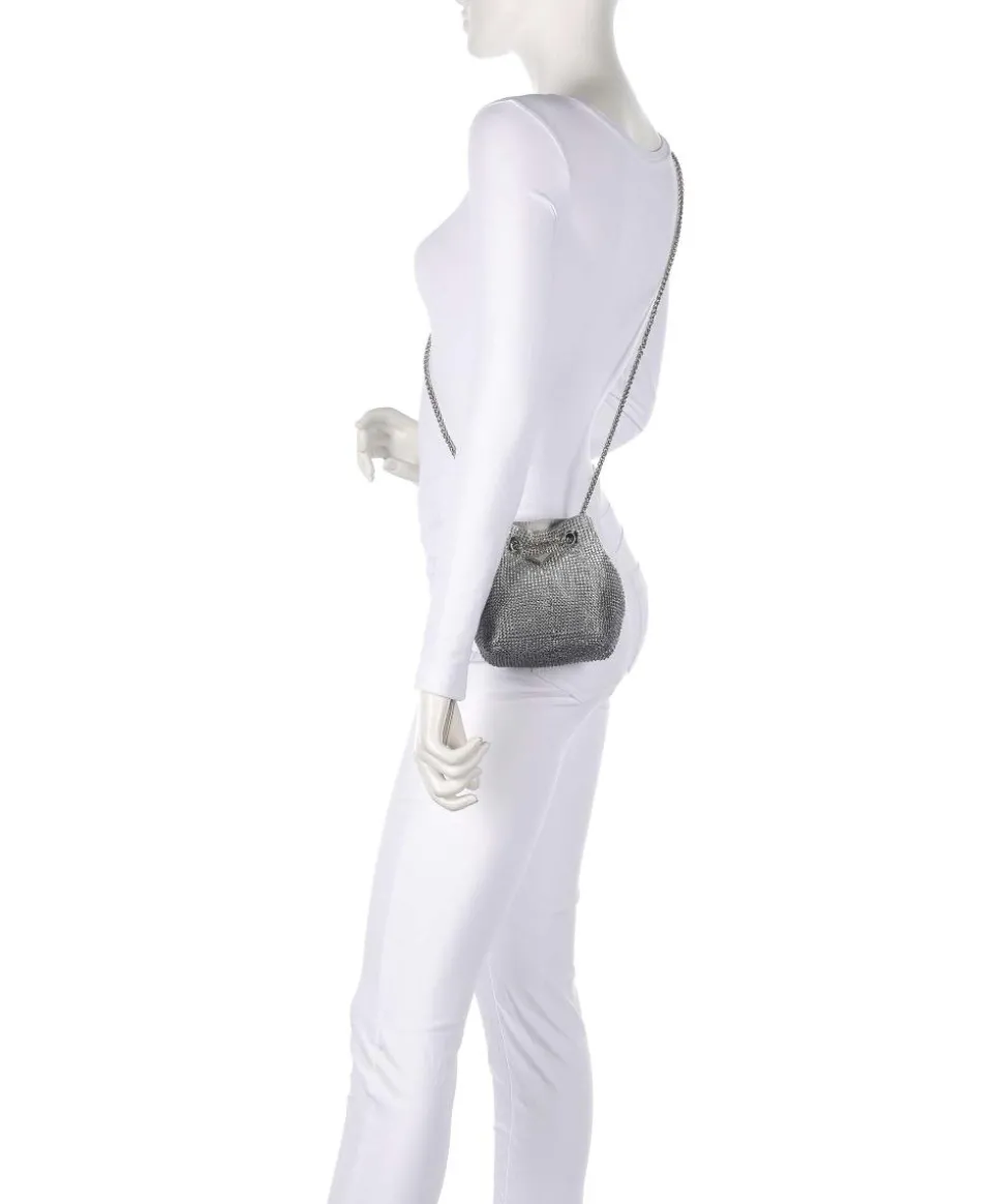 Zalina Schultertasche Aluminium silber