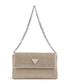 Zalina Schultertasche Aluminium gold