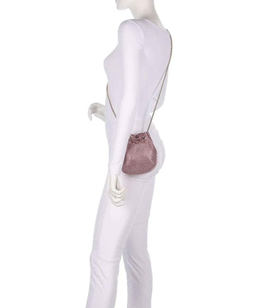 Zalina Schultertasche Aluminium rosa