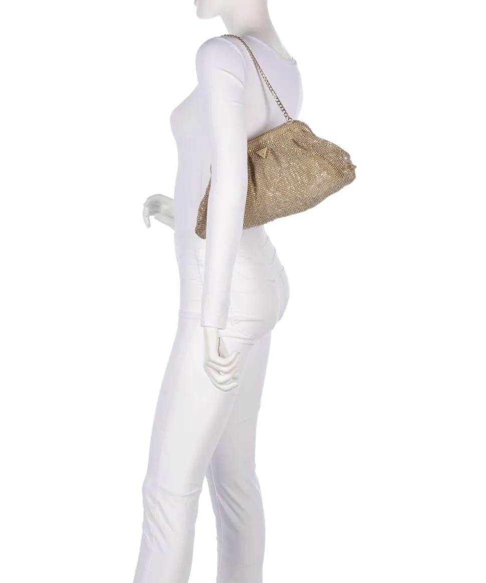 Zalina Schultertasche Aluminium gold