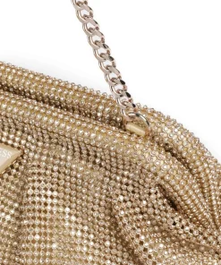 Zalina Schultertasche Aluminium gold