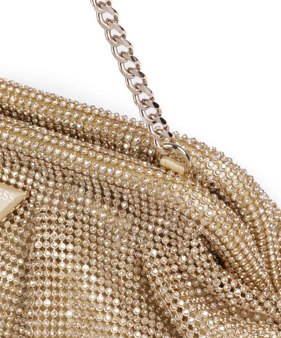 Zalina Schultertasche Aluminium gold