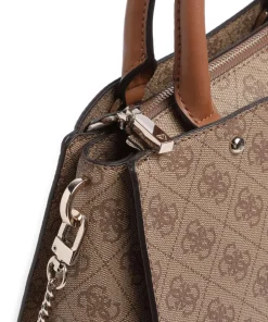 Zamira Handtasche Lederimitat braun