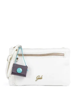 Zante Olly Umhängetasche genarbtes Kalbsleder weiß