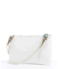 Zante Olly Umhängetasche genarbtes Kalbsleder weiß