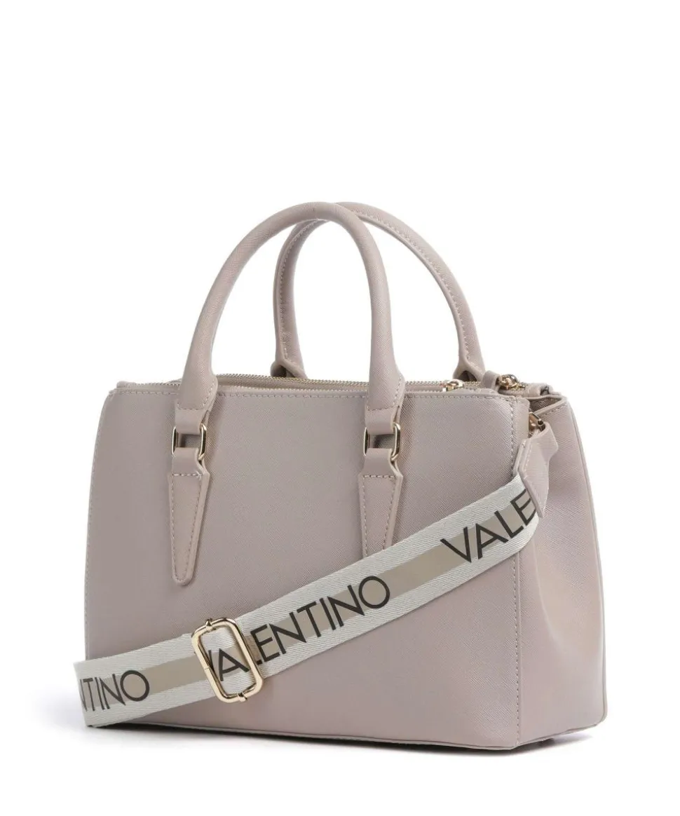Zero Re Handtasche Lederimitat beige