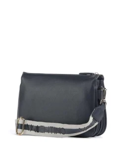 Zero Re Umhängetasche Lederimitat navy