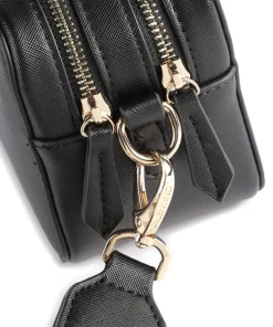 Zero Re Umhängetasche Lederimitat schwarz