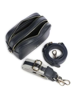 Zero Re Umhängetasche Lederimitat navy