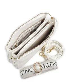 Zero Re Umhängetasche Lederimitat weiß