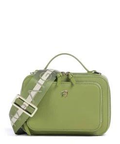 Zita S Umhängetasche genarbtes Rindsleder grün