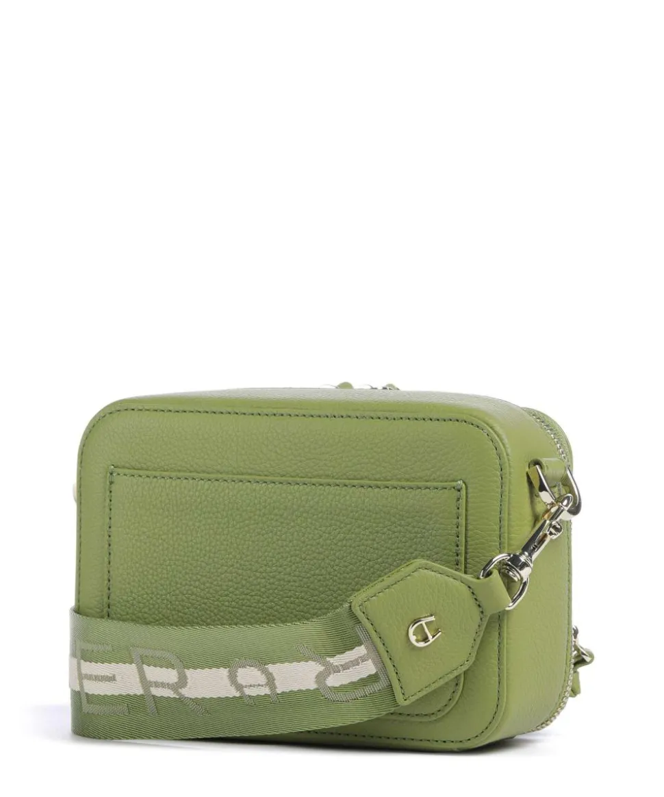 Zita S Umhängetasche genarbtes Rindsleder grün