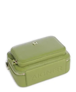 Zita S Umhängetasche genarbtes Rindsleder grün