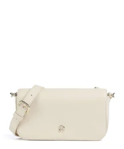Zita S Umhängetasche genarbtes Rindsleder creme
