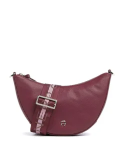 Zita S Umhängetasche genarbtes Rindsleder wein