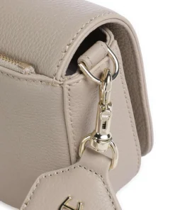 Zita S Umhängetasche genarbtes Rindsleder beige