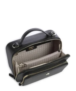 Zita S Umhängetasche genarbtes Rindsleder schwarz