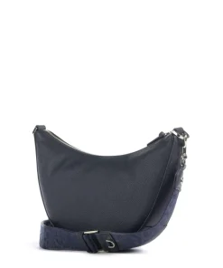 Zita S Umhängetasche genarbtes Rindsleder dunkelblau