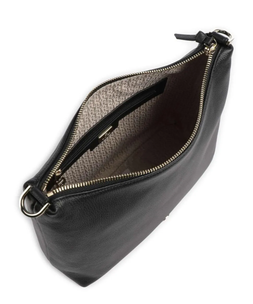 Zita S Umhängetasche genarbtes Rindsleder schwarz