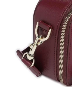 Zita S Umhängetasche genarbtes Rindsleder wein