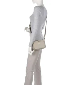 Zita S Umhängetasche genarbtes Rindsleder beige