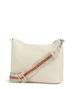 Zita S Umhängetasche genarbtes Rindsleder creme