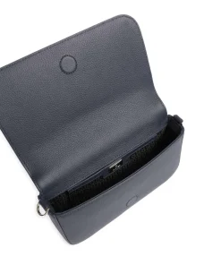 Zita S Umhängetasche genarbtes Rindsleder dunkelblau