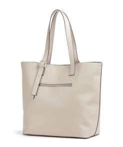 Zita Shopper Lederimitat sand