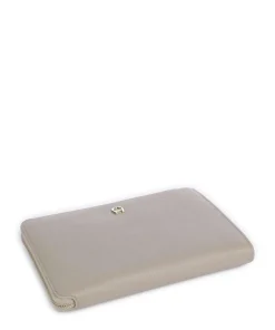 Zita Umhängetasche genarbtes Rindsleder taupe