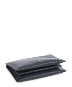 Zita Umhängetasche genarbtes Rindsleder dunkelblau