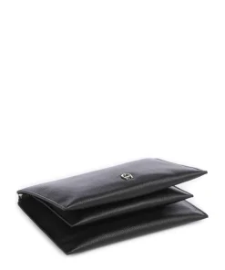 Zita Umhängetasche genarbtes Rindsleder schwarz