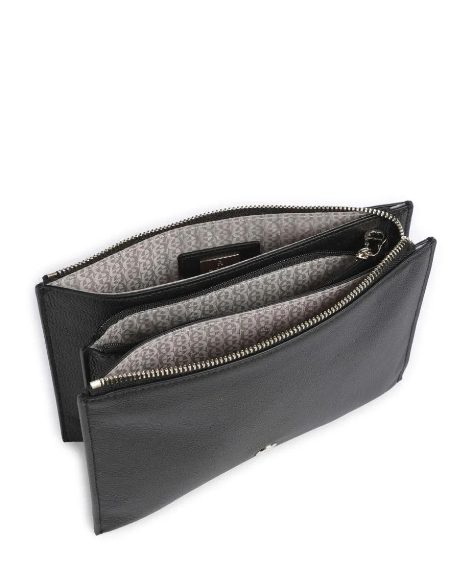 Zita Umhängetasche genarbtes Rindsleder schwarz