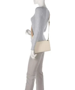 Zita Umhängetasche genarbtes Rindsleder creme