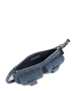 Zoe Schultertasche Baumwolle jeans